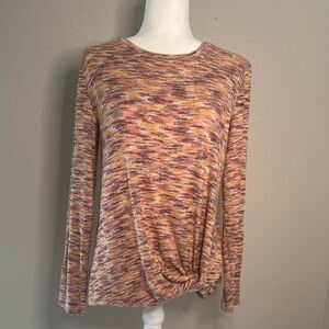 Multicolor Knit Women's Top